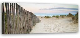 Obraz, Plaża o zachodzie słońca 120x40