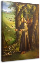 Obraz na płótnie, Święty Franciszek z Asyżu 60x90