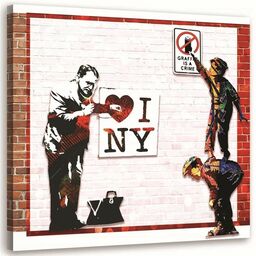 Obraz, Banksy - I love New York 60x60