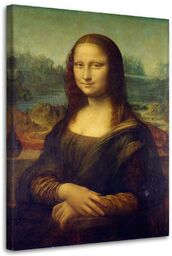 Obraz na płótnie, Mona Lisa - Da Vinci reprodukcja 80x120