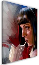 Obraz na płótnie, Uma Thurman Pulp Fiction - Dmitry Belov 70x100