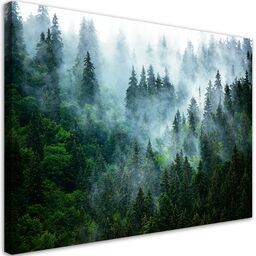 Obraz, Las we mgle pejzaż 120x80