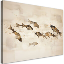 Obraz boho - Ryby Koi 60x40