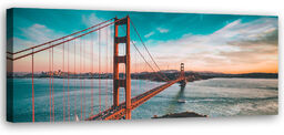 Obraz na płótnie, Most Golden Gate 90x30