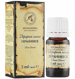 Olejek Geraniowy (Pelargonium), 100% Naturalny, Aromatika, 5 ml