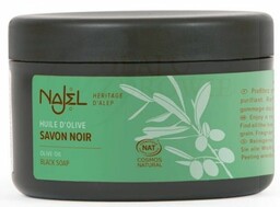 Czarne Mydło z Oliwą z Oliwek, Bezzapachowe, Najel, 180g