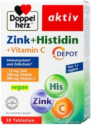 Cynk + histydyna + witamina C, Doppelherz, 30 tabletek