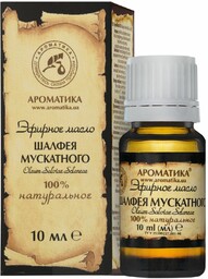 Olejek z Szałwii Muszkatołowej, Aromatika, 10 ml