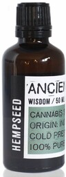 Olej Bazowy z Nasion Konopii, Ancient Wisdom, 50ml