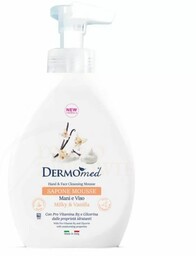Mydło do rąk i twarzy w piance MLEKO & WANILIA, Dermomed, 500 ml