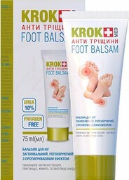 Balsam na Pęknięte Stopy, Mocznik 10%, Krokmed