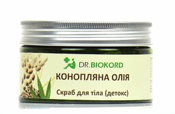 Konopny Peeling Solny do Ciała Detoksykujący, Dr.Biokord, 100% Naturalny
