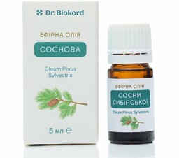 Olejek Eteryczny Sosnowy, 100% Naturalny, Dr.Biokord, 5ml