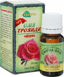 Olejek Różany Rozczyn 10%, 100% Naturalny, Adverso, 10ml