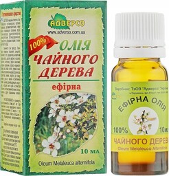 Olejek z Drzewa Herbacianego, 100% Naturalny, Adverso, 10ml