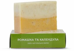 Mydło Ręcznie Robione Nagietek i Rumianek 100% Naturalne