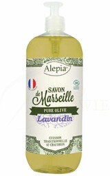 Mydło Marsylskie w Płynie z Olejkiem Lawendowym BIO, Alepia, 1000ml
