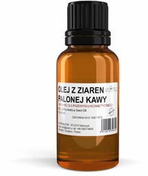 Olej z Palonej Kawy nierafinowany zimnotłoczony, Esent, 20 ml