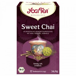 Herbata Słodki Chai, Yogi Tea Sweet Chai, 17 torebek