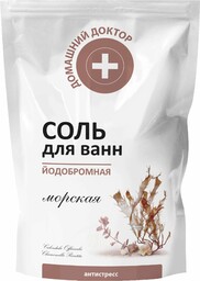 Sól morska do kąpieli Jodobromowa o działaniu antystresowym, Domowy Doktor, 500g