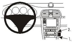 ProClip do Porsche Carrera 911S 04-11