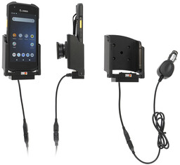 Brodit uchwyt aktywny z ładowarką samochodową do Zebra TC21