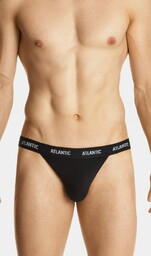 Slipy męskie Atlantic MP-1571 Jockstrap czarne