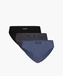 Slipy męskie Atlantic sport 3MP-147 denim
