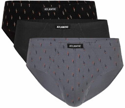 Slipy męskie Atlantic sport 3MP-101-02 3-pack mix kolorów