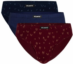 Slipy męskie Atlantic sport 3MP-100-03 3-pack mix kolorów