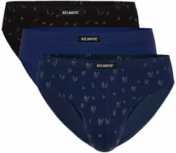 Slipy męskie Atlantic sport 3MP-100-04 3-pack mix kolorów