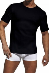 Koszulka męska Cornette Authentic 202 NEW 4XL czarna