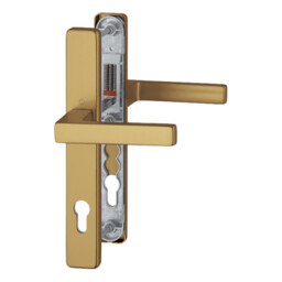 Austin - Komplet klamek na szyldzie 36 mm, kolor starego złota