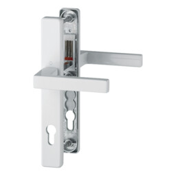 Austin - Komplet klamek na szyldzie 36 mm, biały