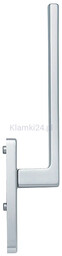 Austin - Klamka połówkowa HS z aluminium, kolor srebrny F1