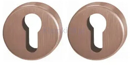 Komplet rozet na wkładkę E42KVS ze stali szlachetnej, kolor miedziany F84-1 Resista