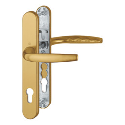 Atlanta - Komplet klamek na szyldzie 36 mm, kolor stare złoto