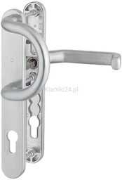 Liverpool - Komplet pochwyt-klamka na szyldzie 36 mm, stal szlachetna