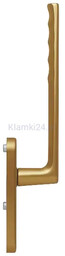 Hamburg - Klamka połówkowa HS z aluminium, kolor starego złota F4
