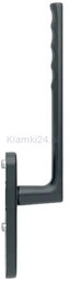 Hamburg - Klamka połówkowa HS z aluminium, kolor antracyt F7016M