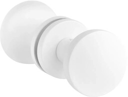 Komplet gałek APRILE ORTICA R SLIM 7MM WH, kolor biały matowy