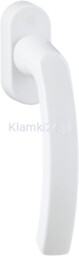 Flensburg - Klamka okienna Secustik z aluminium w kolorze białym F9016