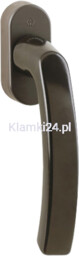Flensburg - Klamka okienna Secustik z aluminium w kolorze brązowym F8707
