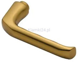 London - Rączka klamki z aluminium z otworem na trzpień, kolor starego złota F4