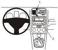 ProClip do Volkswagen Jetta 06-10