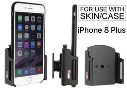 Uchwyt pasywny do Apple iPhone 8 Plus w cienkim w futerale lub obudowie o wymiarach: 75-89 mm (szer.), 2-10 mm (grubość).