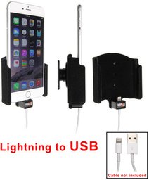 Uchwyt do Apple iPhone 8 Plus z możliwością wpięcia kabla lightning USB