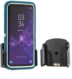 Uchwyt uniwersalny regulowany do Apple iPhone 12 Pro bez futerału oraz w futerale lub etui o wymiarach: 62-77 mm (szer.), 6-10 mm (grubość).