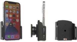 Uchwyt uniwersalny regulowany do Apple iPhone 12 Pro bez futerału oraz w futerale lub etui o wymiarach: 70-83 mm (szer.), 6-10 mm (grubość).