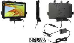 Uchwyt aktywny o wzmocnionej konstrukcji do Zebra ET45 10.0 z modułem komunikacyjno-ładującym.